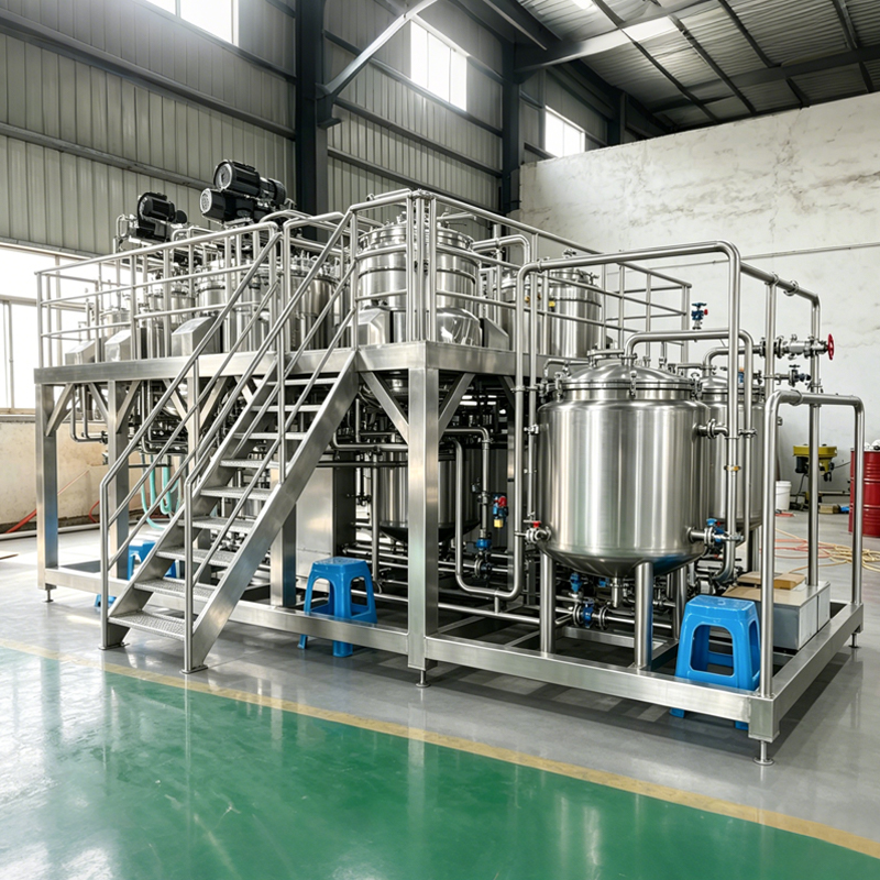 Integrated Fruit Puree Processing Line with Flash Pasteurization