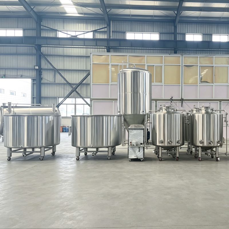 Commercial Kombucha Brewing & Fermentation Line with Oxygen Control