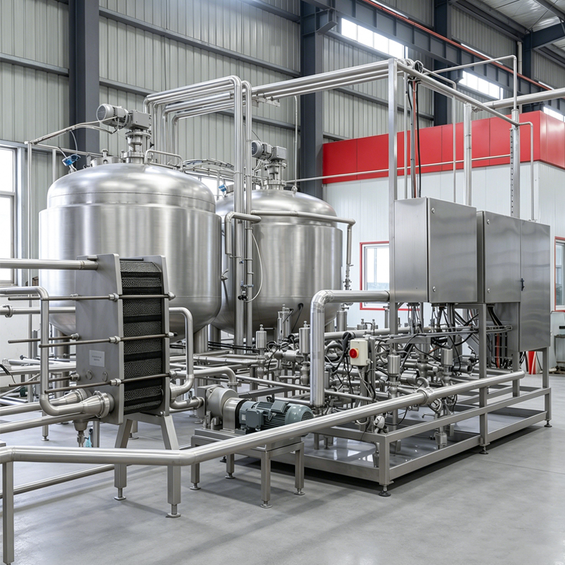 End-to-End Yogurt Production Plant with Fermentation Units